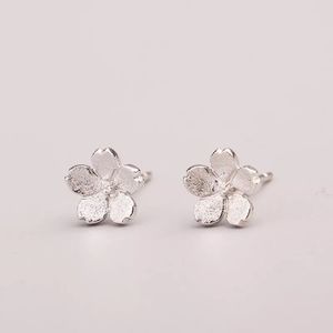 925 Sterling Silver Flower Stud Earrings